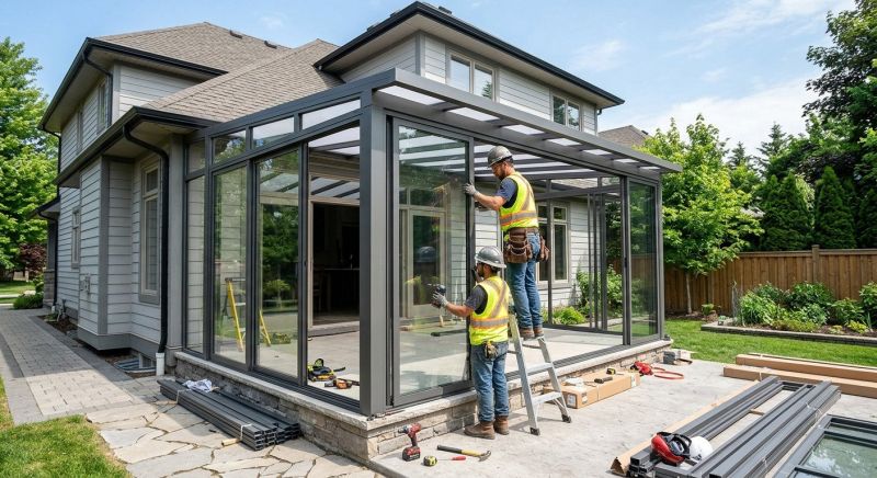 Sunroom Installation project example